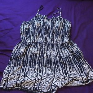 💜SALE!! 2 for $20💜 Black and White romper